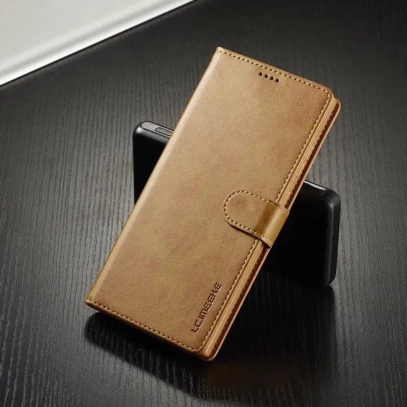 Samsung Galaxy S24 Vegan Leather Wallet Case - Slim Protective Cover with Card Slots | Perfect for Everyday Use, Travel & Business Meetings