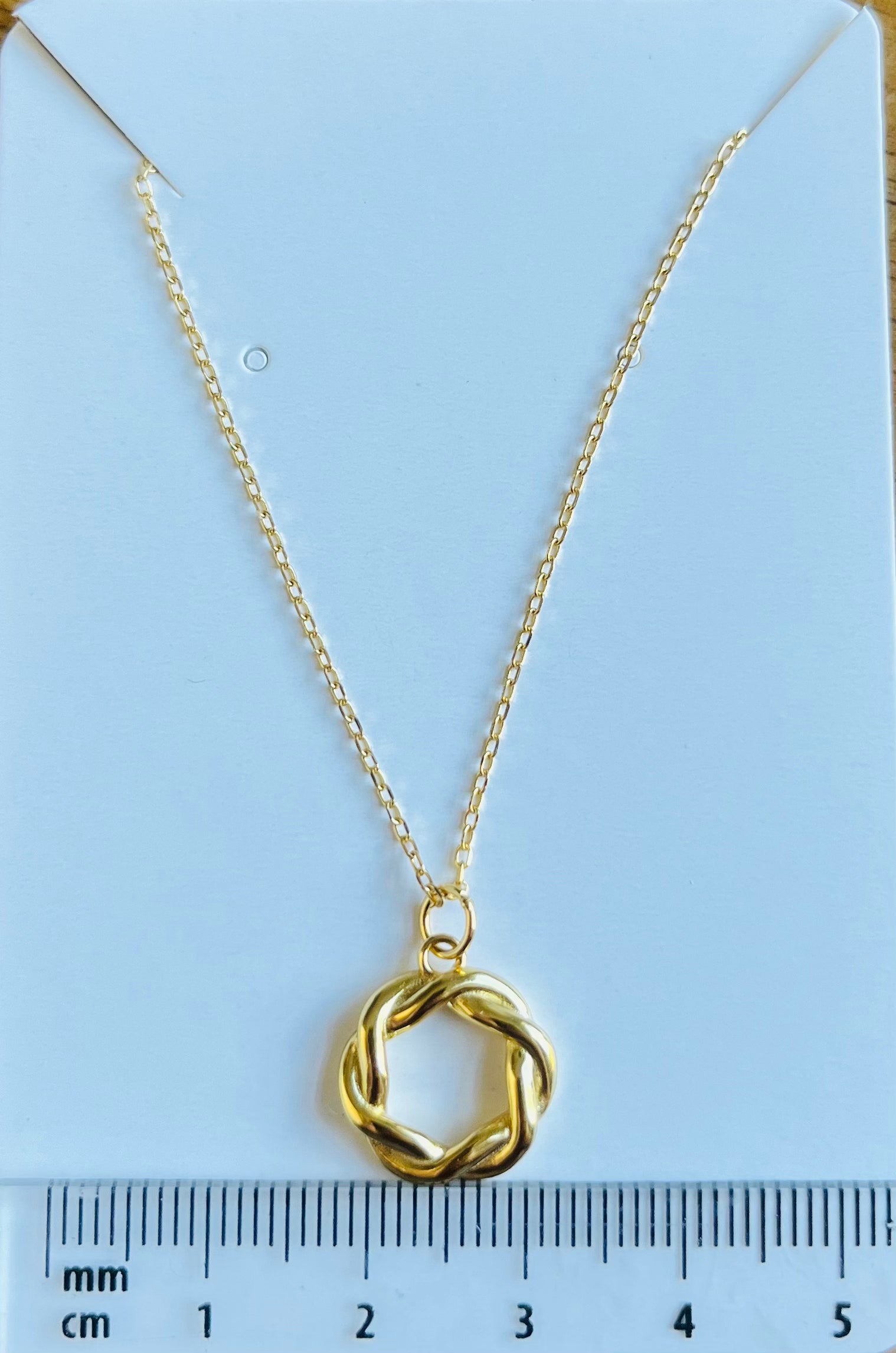 Elegant Circle Twist Pendant Necklace for Women - Sterling Silver Minimalist Jewelry Gift for Her - Perfect for Date Night & Special Occasions