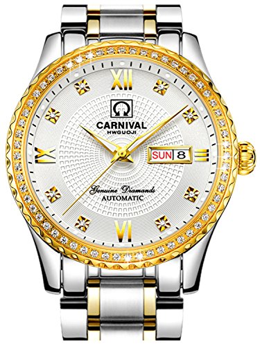 Gold/Silver/White Dial