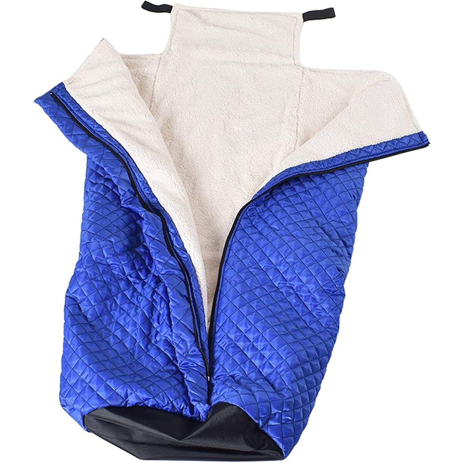 Waterproof Winter Wheelchair Blanket - Fleece Lined Cozy Zippered Lap Blanket for Elderly & Disabled - Lower Body Warm Cover for Wheelchair Users (Ideal for Cold Weather, Hospitals & Home Care)