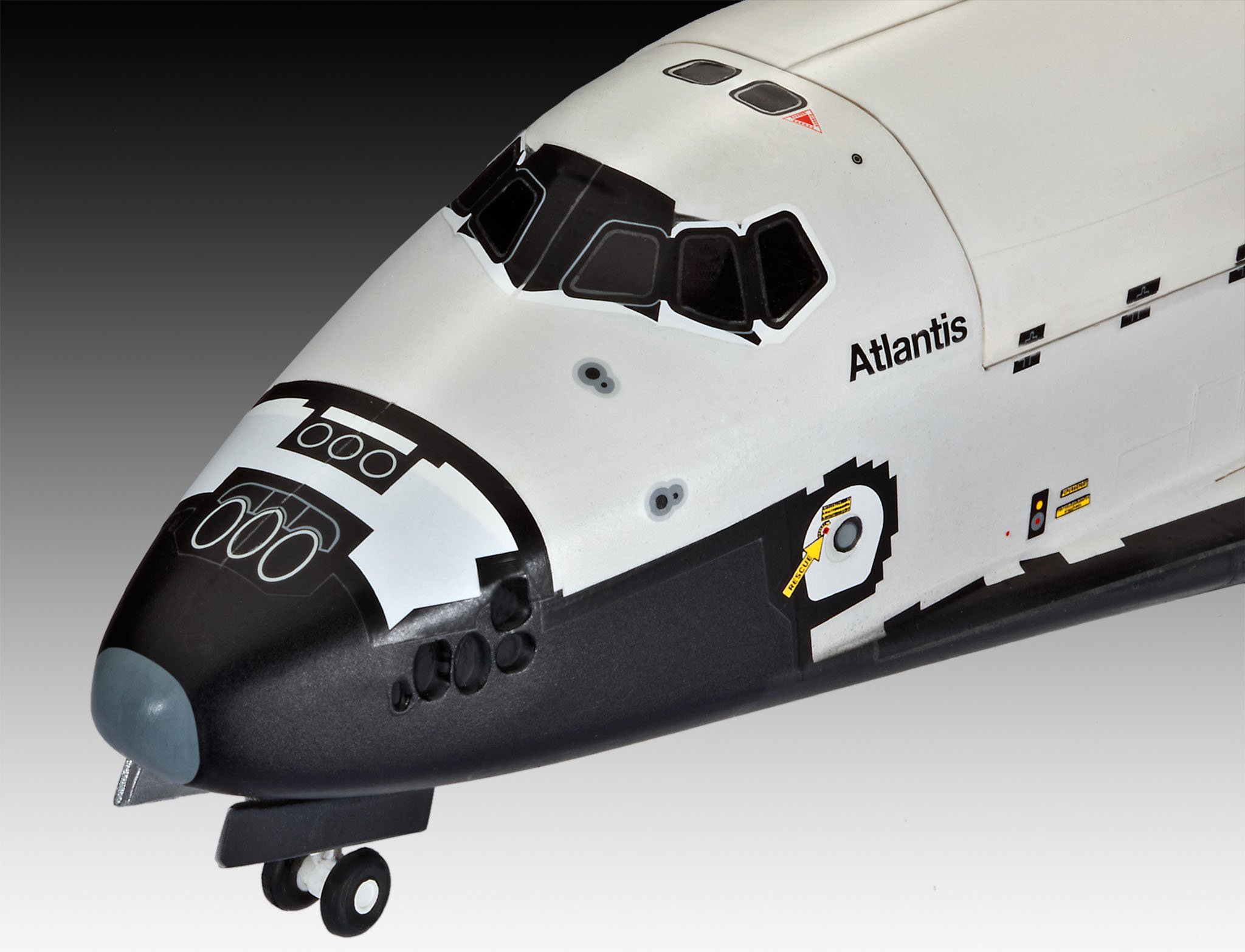 Revell 04544 Space Shuttle Atlantis Model Kit - NASA Spacecraft Building Set for Collectors & Hobbyists - Perfect for Home Display & STEM Education Projects