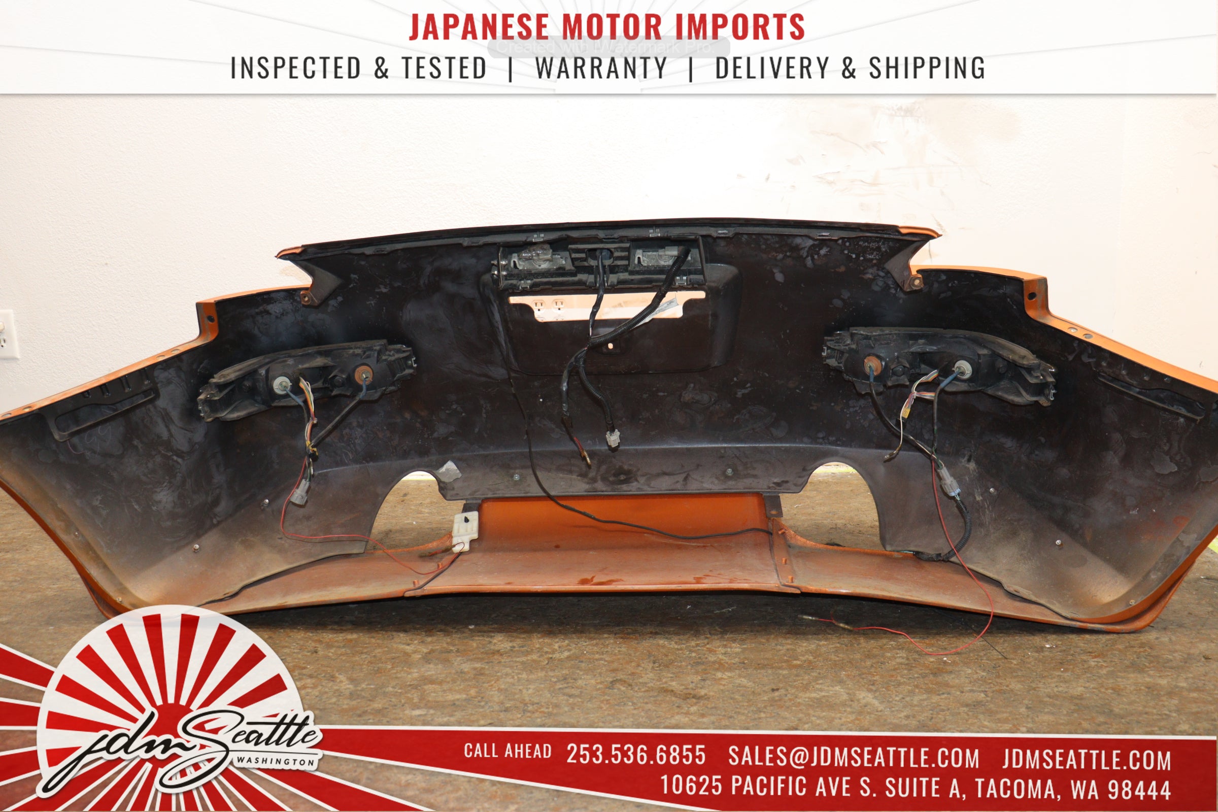 JDM 03-05 Nissan 350Z/Z33 Orange Complete Front End Conversion Body Kit - Upgrade Your Ride for Street Racing & Car Shows