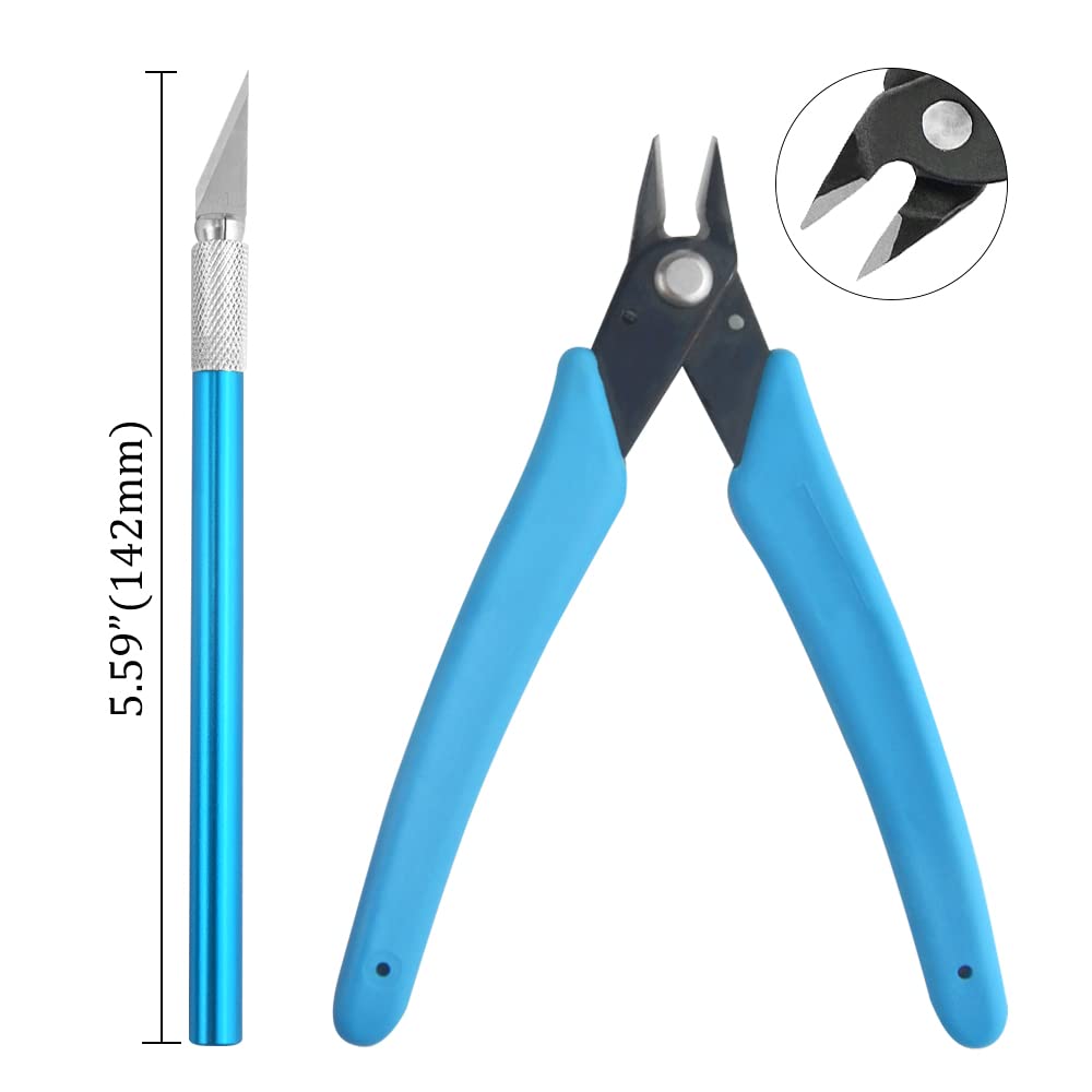 8-Piece Professional Modeler Tool Kit for Gundam & Car Models - Building & Repairing DIY Hobby