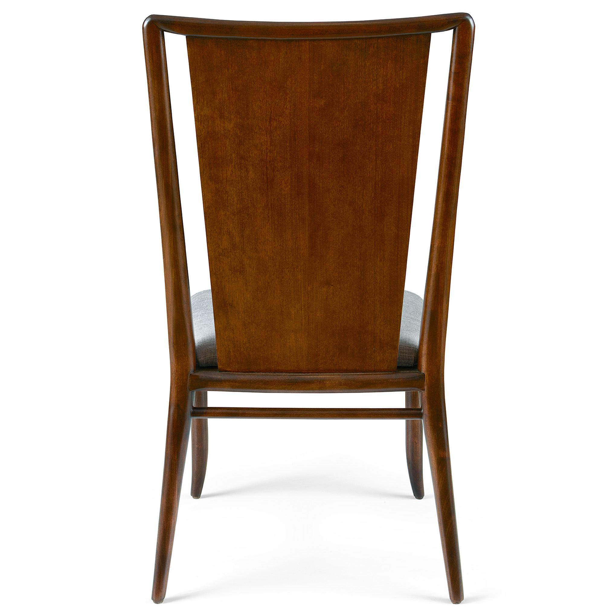 Martine Upholstered Dining Chair - Comfortable Fabric Side Chair with Wooden Legs for Kitchen, Dining Room, or Home Office - Perfect for Everyday Meals and Entertaining Guests