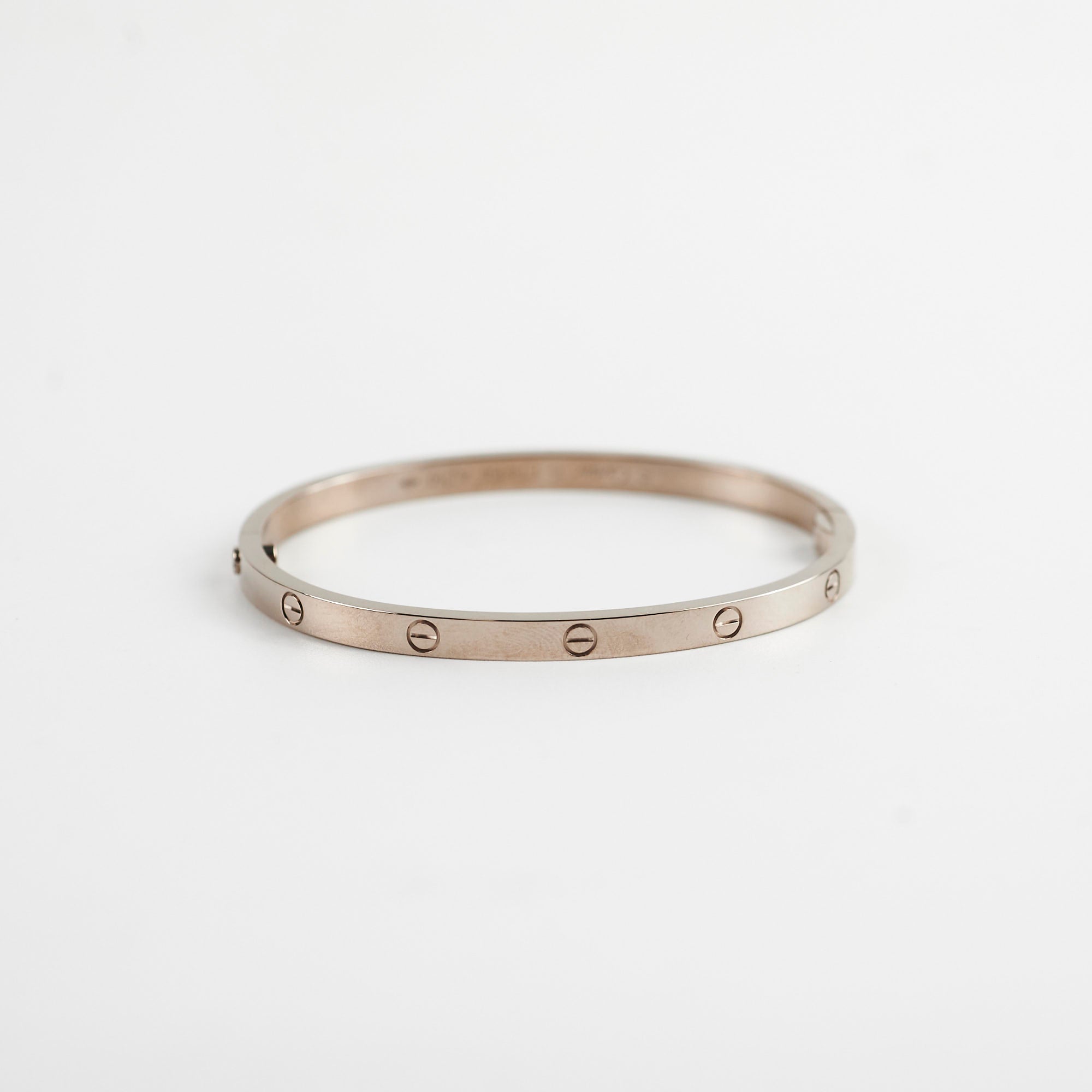 Cartier Love Bracelet in 18K White Gold - Size 15 | Luxury Jewelry for Women | Perfect for Anniversaries, Weddings & Special Occasions