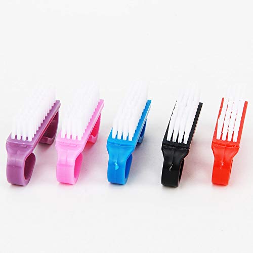 10Pcs Professional Nail Art Cleaning Brush Set for UV Polish & Manicure - Dust Removal & Nail Art Tools for Salon & Home Use