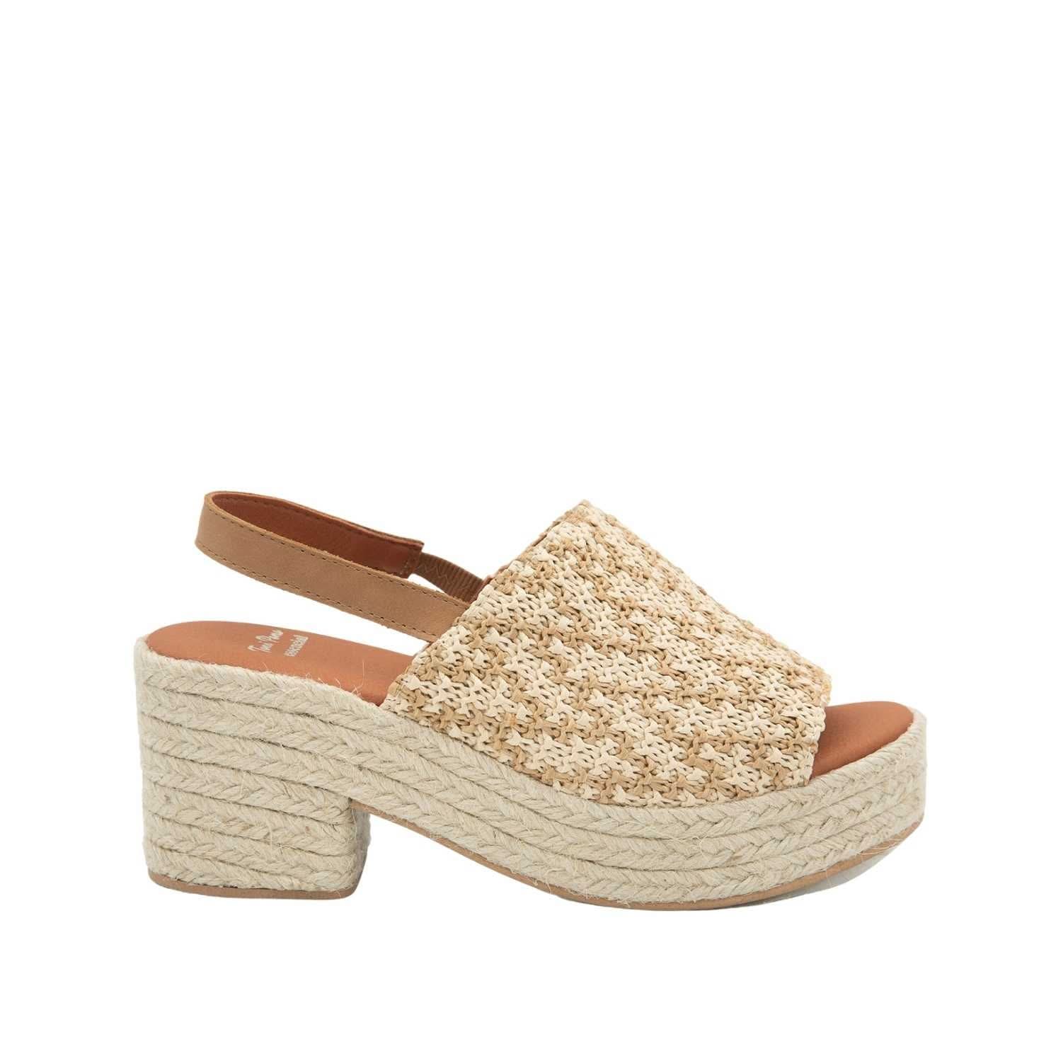 Women's Ankara Raffia Espadrille Wedge Sandals with Wide Heel - Comfortable Summer Beach Shoes for Vacation, Wedding & Outdoor Parties