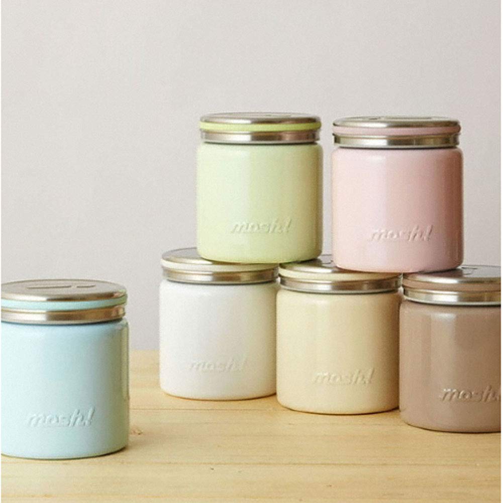 Premium Mosh Thermal Vacuum Insulated Stainless Steel Food Jar - Leak-Proof Lunch Container for Hot & Cold Meals, Ideal for Soup, Porridge, Coffee (Pink) - Perfect for Office, School, Picnics & Outdoor Adventures