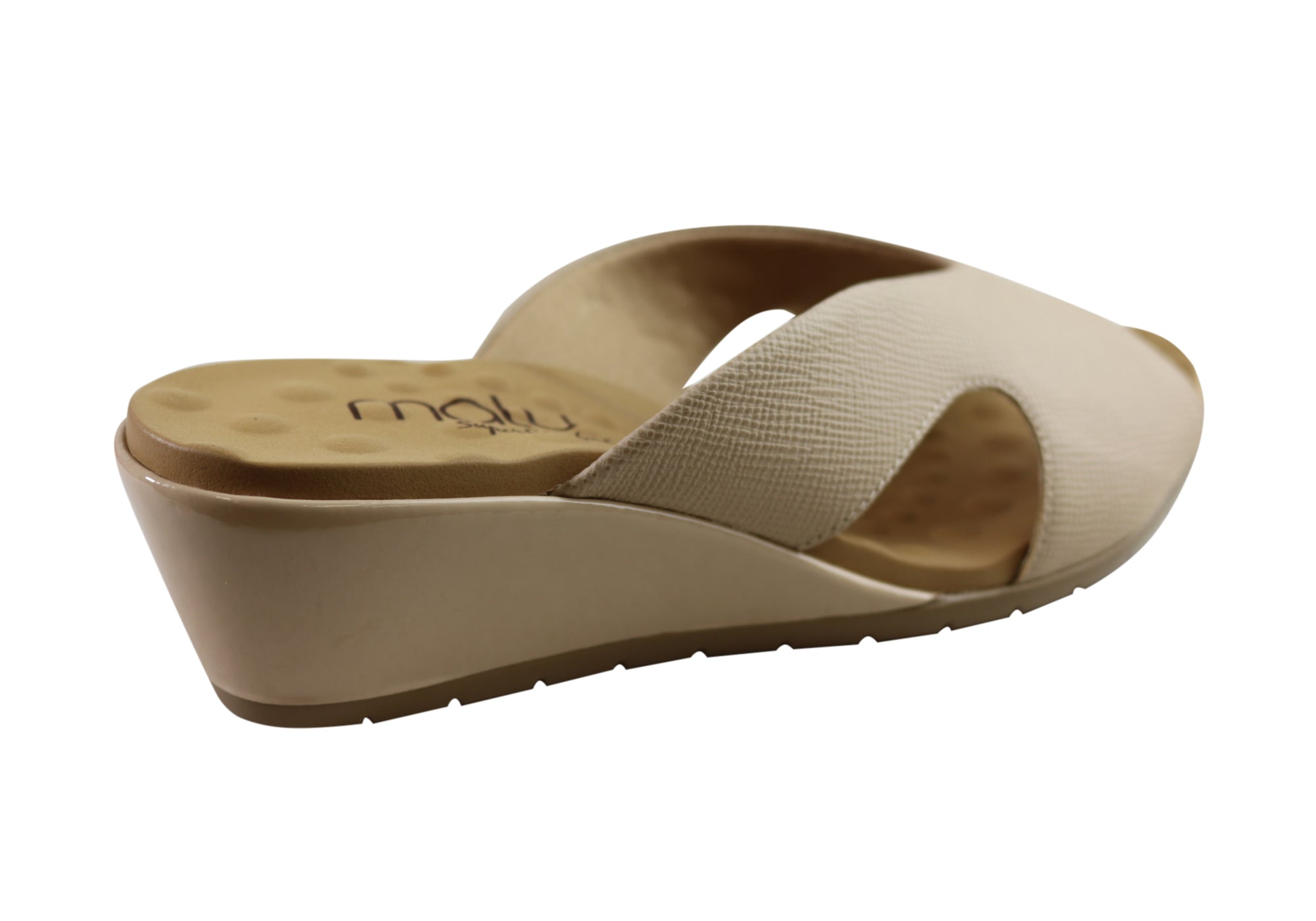 Malu Supercomfort Emerson Women's Comfort Wedge Slides - Made in Brazil - Perfect for Beach, Pool & Summer Casual Wear