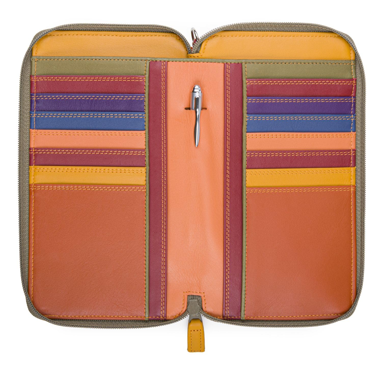 Mywalit Multi-Color Crossbody Purse with Adjustable Shoulder Strap - 16 Card Slots, Phone Pocket & Coin Compartment | Perfect for Travel, Shopping & Everyday Use