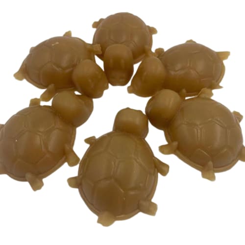 Natural Peanut Butter Mini Turtle Dental Dog Treats for Small & Medium Dogs - 170g, Healthy Chew Snacks for Teeth Cleaning & Fresh Breath - Perfect for Training Rewards & Anxiety Relief
