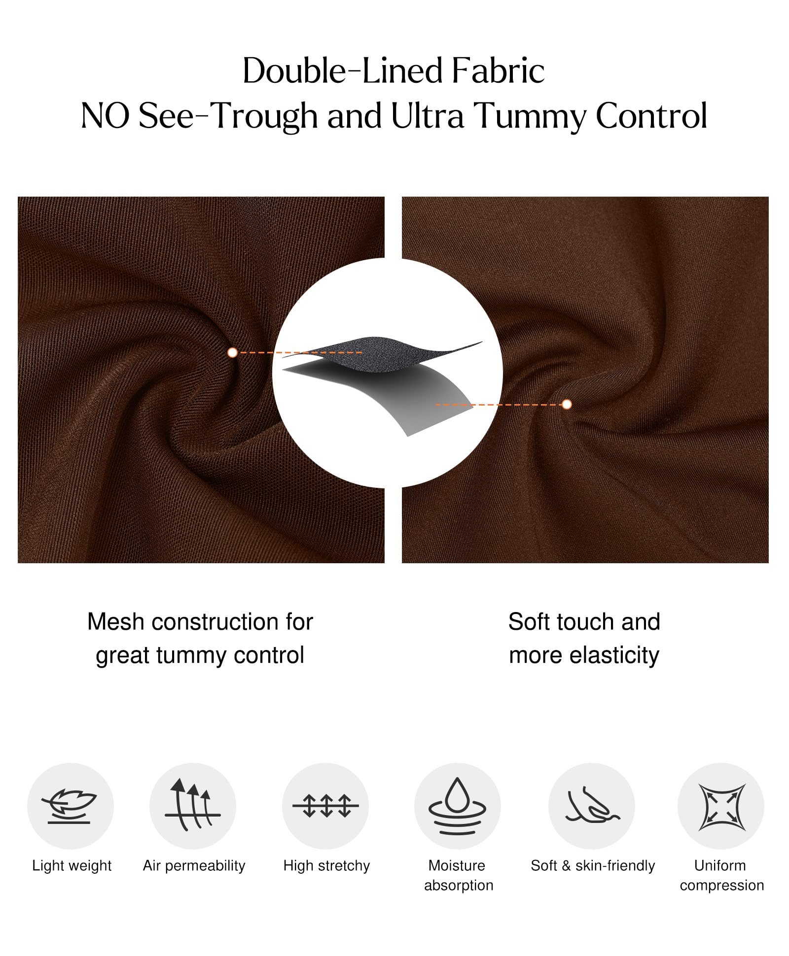 Popilush Women's Tummy Control Shapewear Bodysuit - Deep V Corset Top Thong Body Shaper for Slimming & Smoothing | Perfect for Dresses, Workwear & Special Occasions