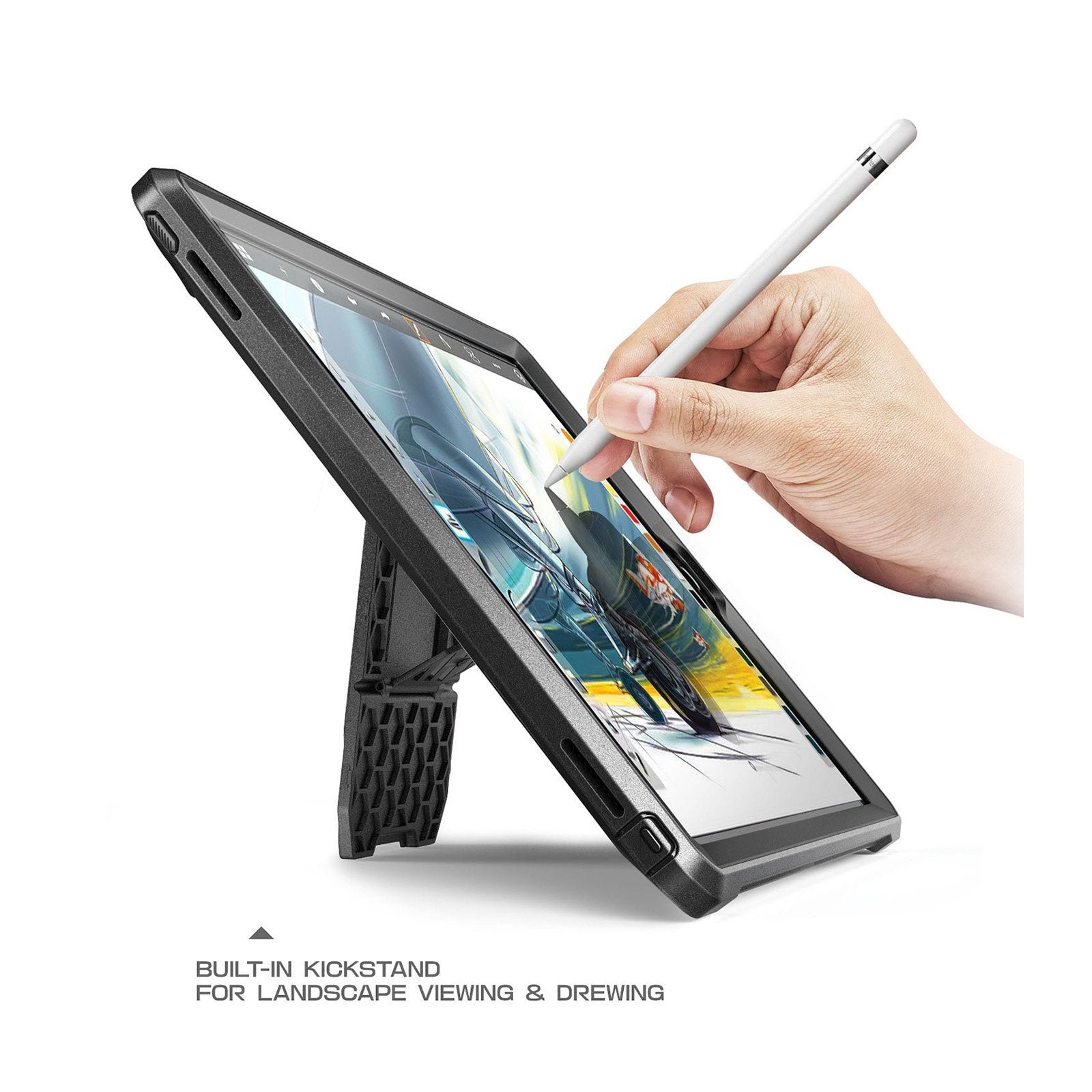 iPad Pro 9.7 inch (2016) Case - Unicorn Beetle Pro Heavy Duty Full Body Protection with Built-in Screen Protector | Shockproof, Drop Proof Cover for Work, Travel & Outdoor Activities