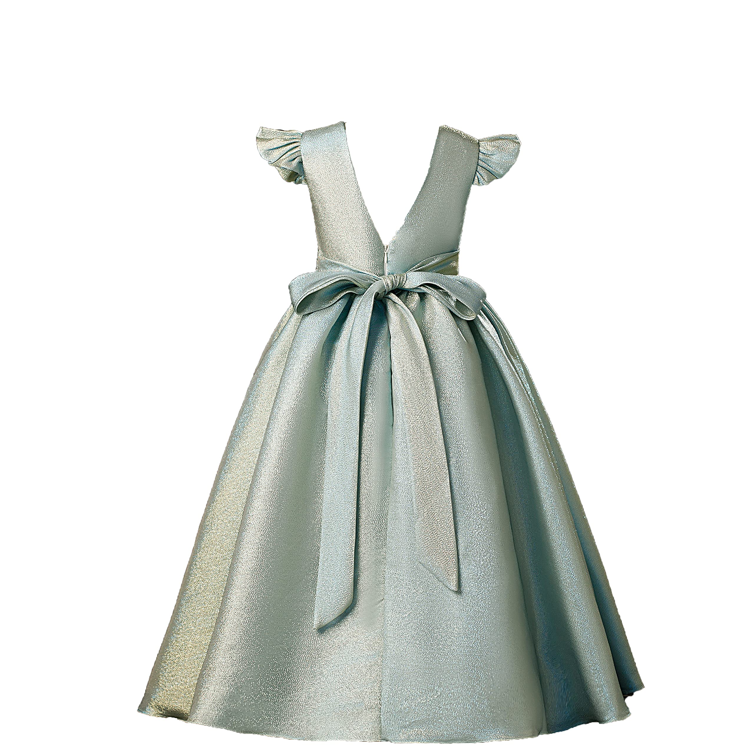 Sparkly Flower Girl Dress for Girls - Shiny Princess Bridesmaid Dress for Christmas, Holiday & Wedding Parties | Perfect for Pageants, Ceremonies & Special Occasions