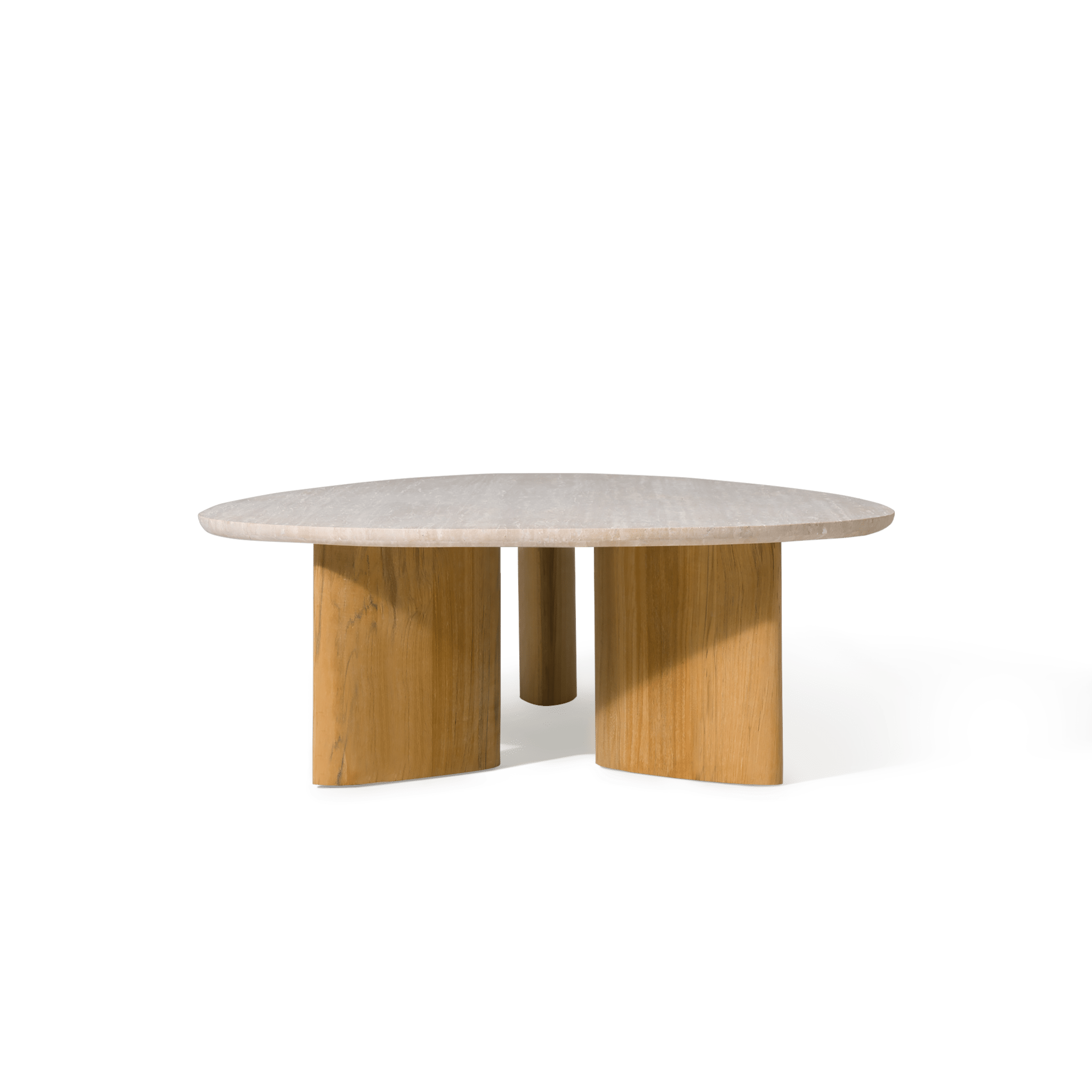 Premium Teak Wood Oblong Coffee Table - 64