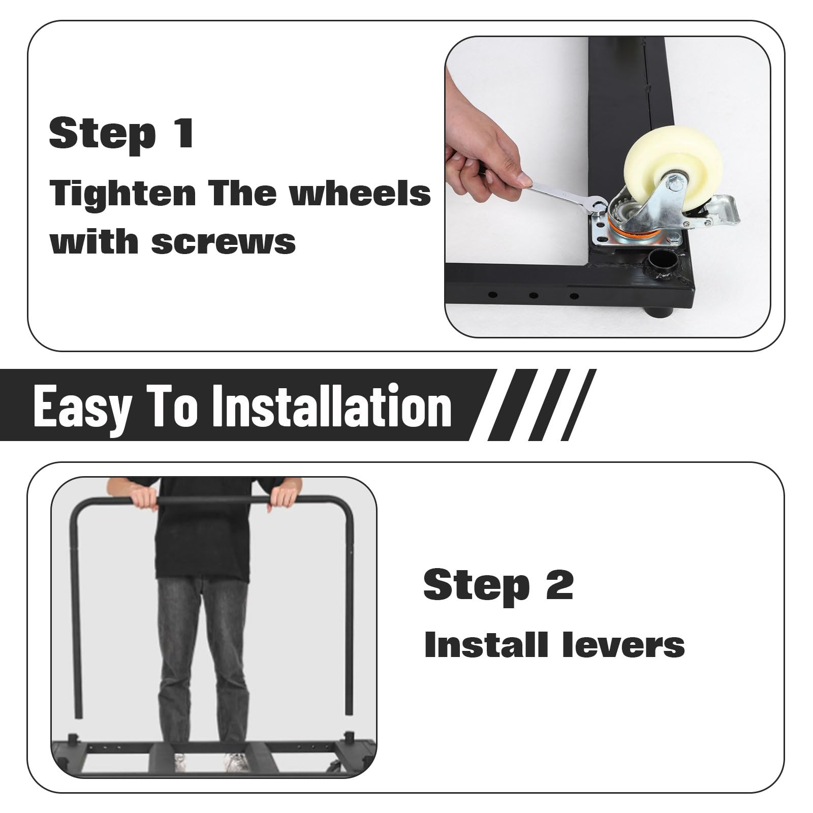 Heavy Duty Folding Table Cart with 5