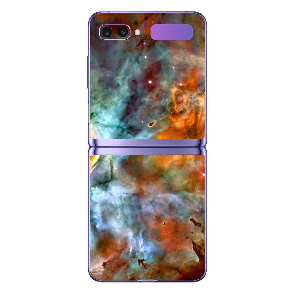 MightySkins Vinyl Skin Wrap for Samsung Galaxy Z Flip 5 - Space Cloud Design | Protective Durable Decal Cover | Easy to Apply & Remove | Made in USA | Perfect for Daily Use, Travel & Personalization