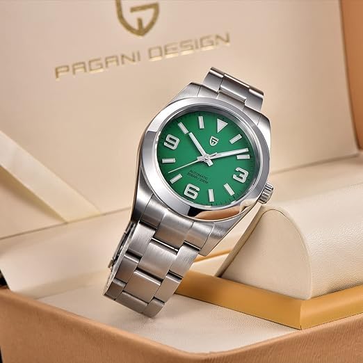 Pagani Design Men's Automatic Diver Watch - 40MM Stainless Steel Waterproof Wristwatch with Sapphire Glass | Perfect for Diving, Swimming & Everyday Wear