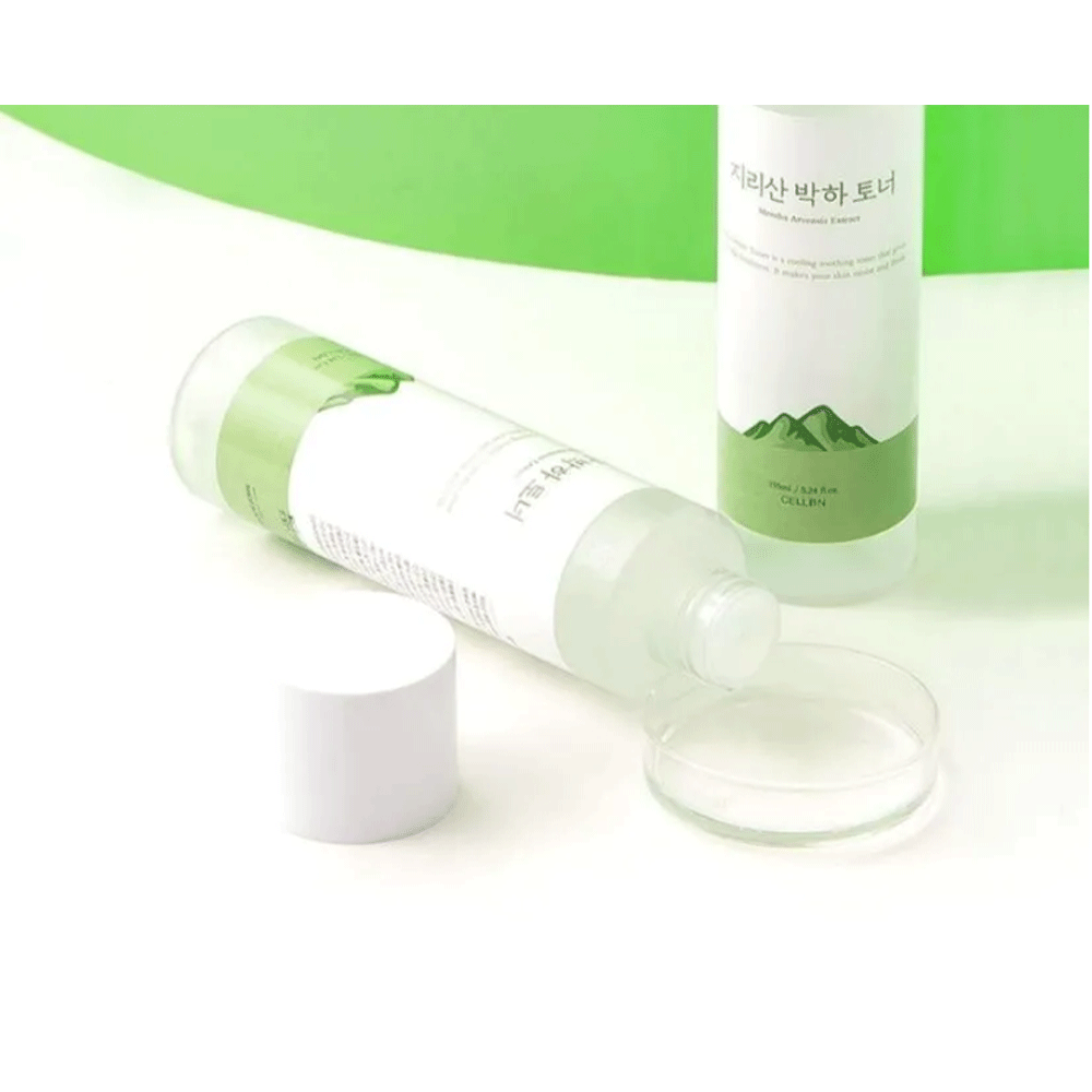 CELLBN Mentha Arvensis Extract 155ml - Pure Natural Mint Essential Oil for Aromatherapy, Skin Care & Relaxation - Perfect for Diffusers, Massage & DIY Beauty Products