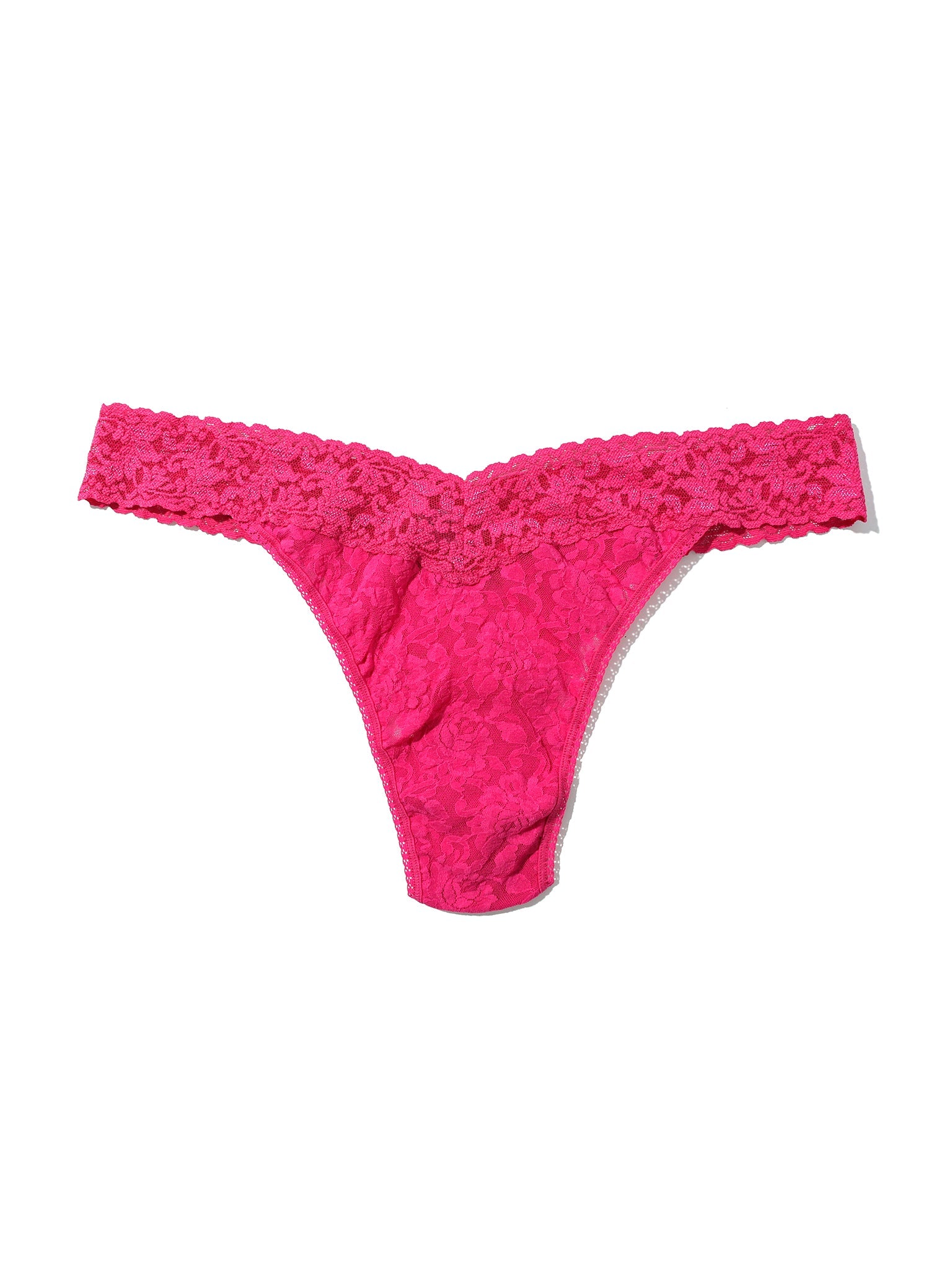 Plus Size Signature Lace® Original Rise Thong - Comfortable Women's Underwear for Everyday Wear, Special Occasions & Bridal Lingerie