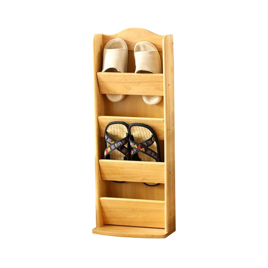 Modern Simple Slippers Rack - Solid Wood Multi-Layer Shoe Storage Organizer for Bathroom, Hallway & Entryway - Space Saving Shoe Shelf for Home Organization