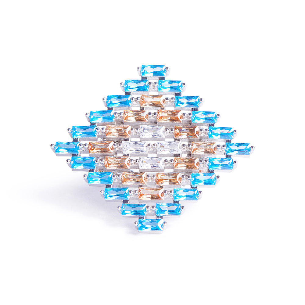 Fashionable Fady Ring for Women - Elegant Gold & Silver Stackable Rings Set - Perfect for Everyday Wear, Parties & Gifts