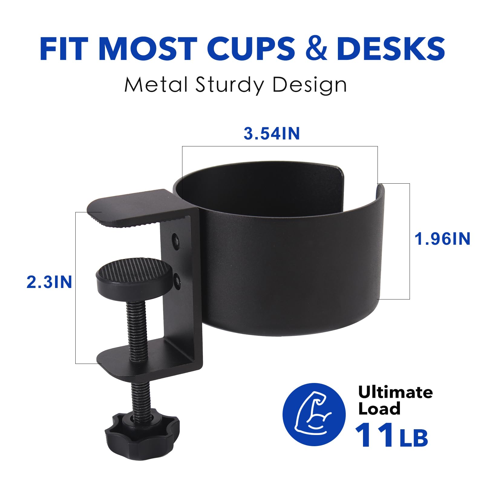 **Durable Adirondack Chair Cup Holder - Anti-Spill & Anti-Slip Drink Holder Attachment - Easy to Install - Perfect for Patio, Deck, Poolside & Outdoor Relaxation**