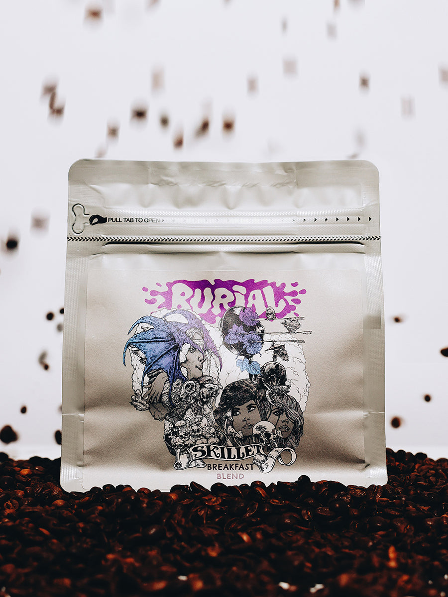 Premium Skillet Coffee Blend - Rich & Smooth Medium Roast Ground Coffee for Drip & French Press - Perfect for Morning Brew & Camping Trips