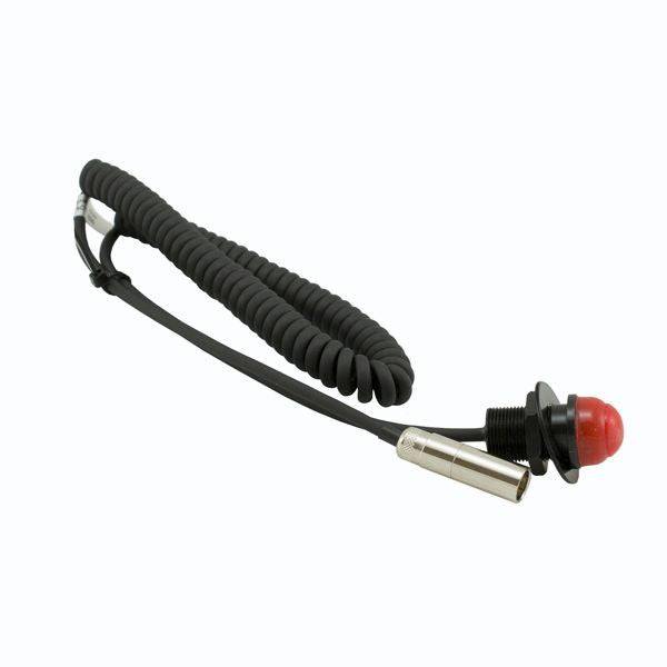 PTT Panel Mount Push Button Switch - Heavy Duty Metal Momentary Contact for Ham Radio, CB, and Industrial Equipment - Perfect for Control Panels and Communication Devices