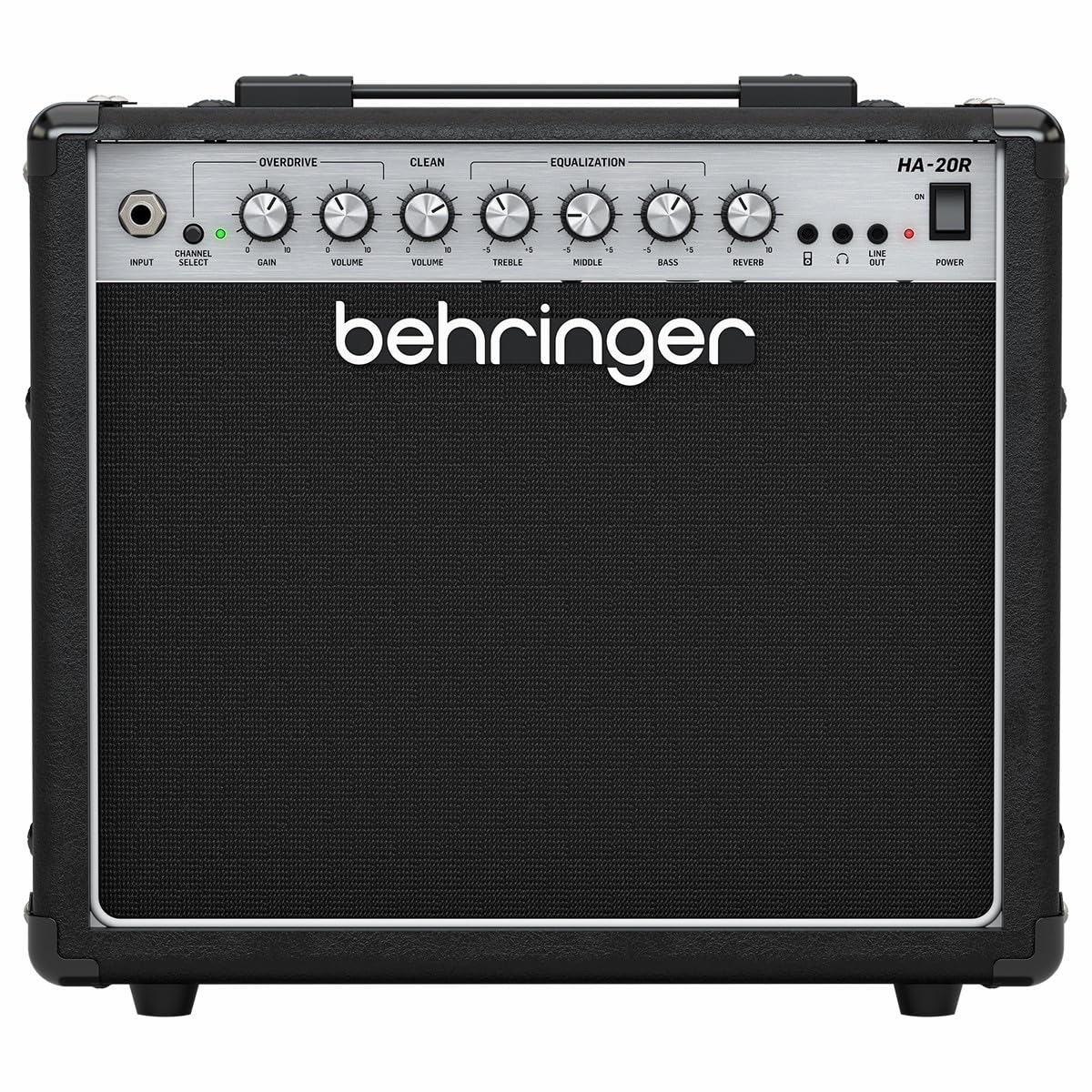 Behringer HA-20R 20 Watt Guitar Amplifier with 2 Independent Channels, VTC Tube Modeling, Reverb & Bugera 8