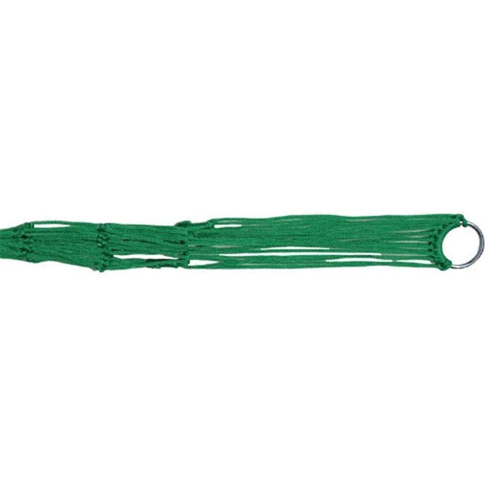 Portable Camping Hammock - Lightweight Nylon Hanging Bed with Mesh Net for Outdoor, Garden, Travel & Backyard Relaxation - Perfect for Camping, Hiking, Beach and Backpacking Trips (Green)