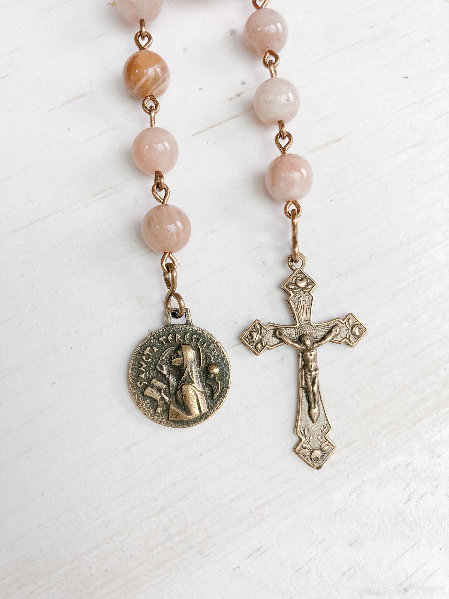 St. Teresa of Avila Pocket Rosary - Catholic Prayer Beads for Travel & Devotion - Perfect for Daily Prayer, Meditation & Spiritual Protection