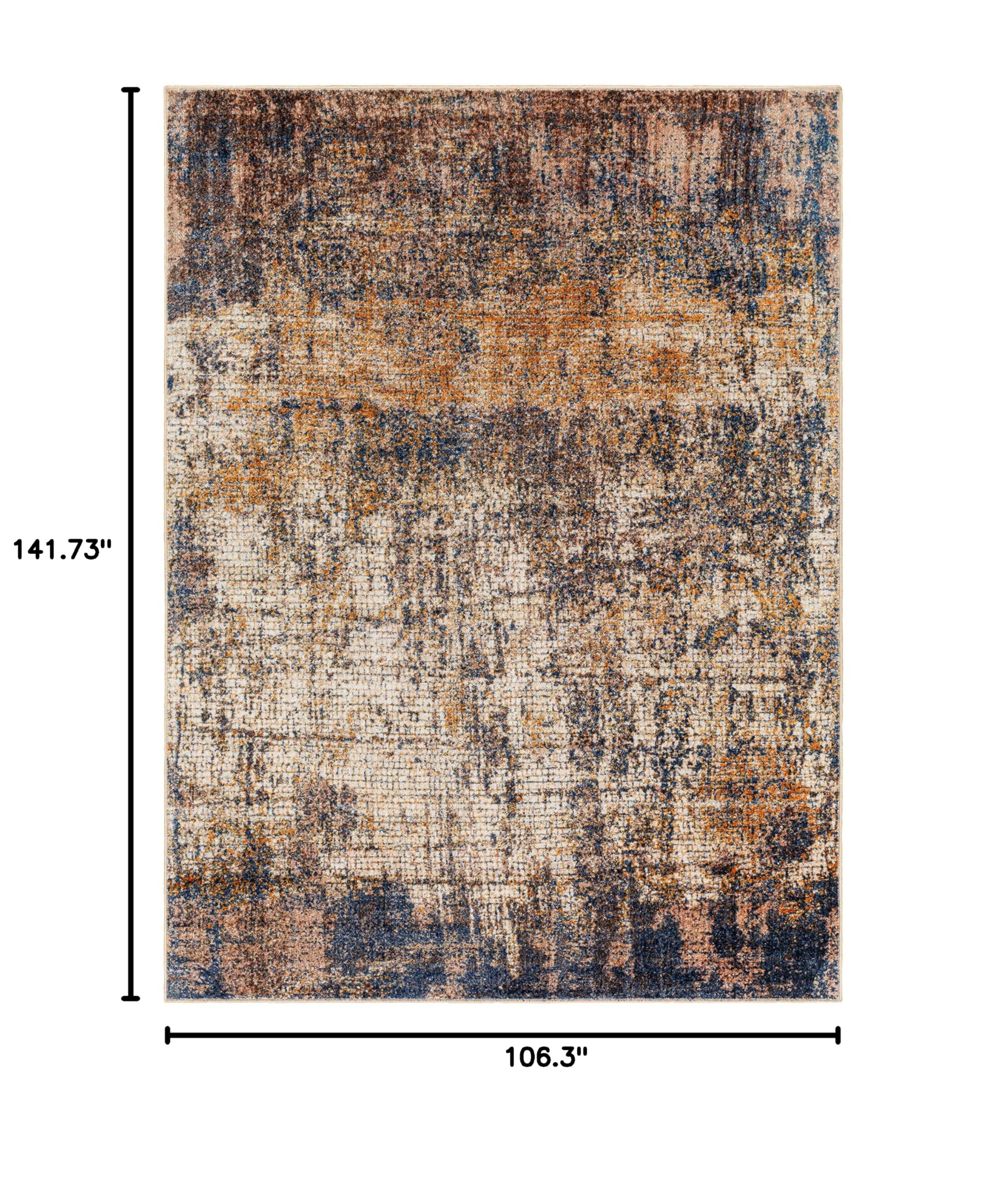 Machine Washable Hauteloom Bantuanon Area Rug - Brown & Red 8'10