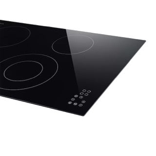 Empava 30-Inch 4-Burner Black Electric Radiant Cooktop - 30REC12 | Modern Kitchen Stove for Fast Cooking, Boiling & Simmering | Perfect for Home Chefs & Small Families