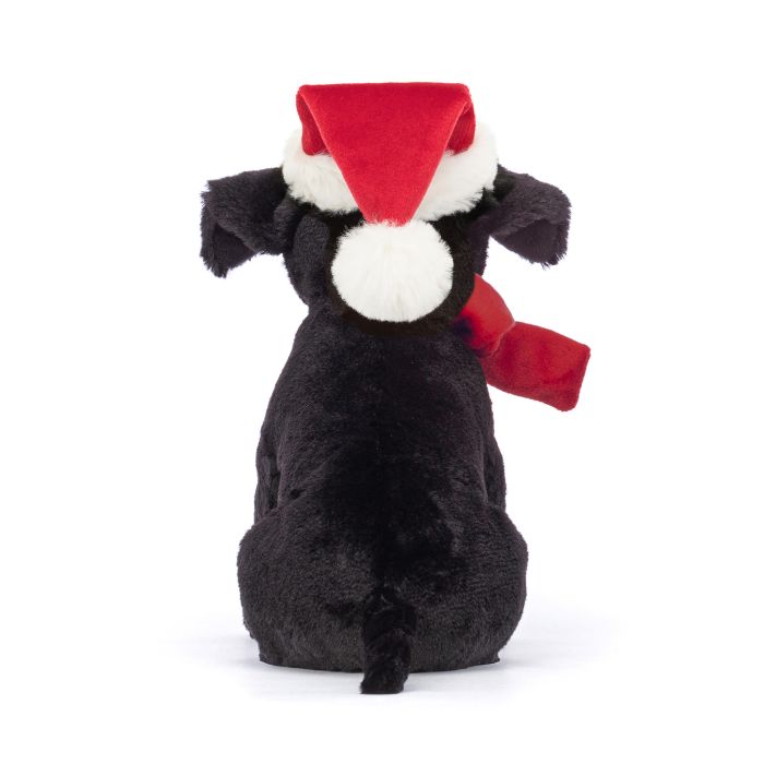 Jellycat Winter Warmer Pippa Black Labrador Plush Dog Toy - Soft & Cuddly Stuffed Animal for Kids & Adults | Perfect Gift for Christmas, Birthdays & Home Decor