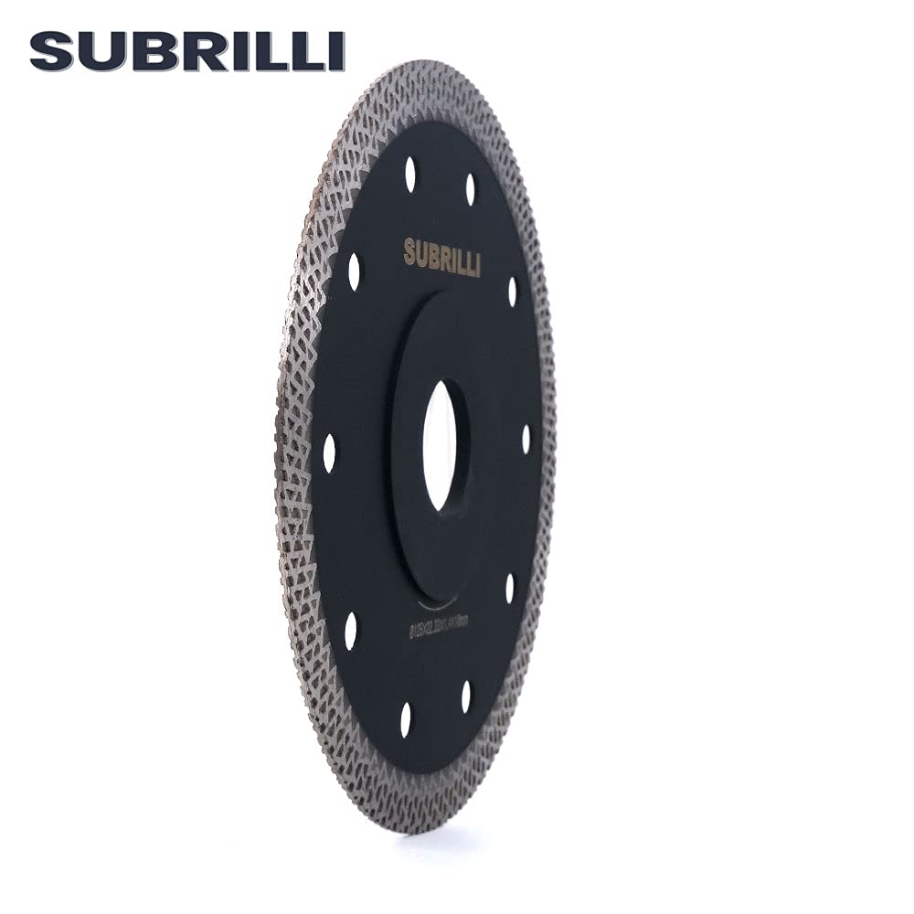 5 Inch Ultra Thin Diamond Tile Saw Blade for Porcelain, Granite & Marble - 7/8