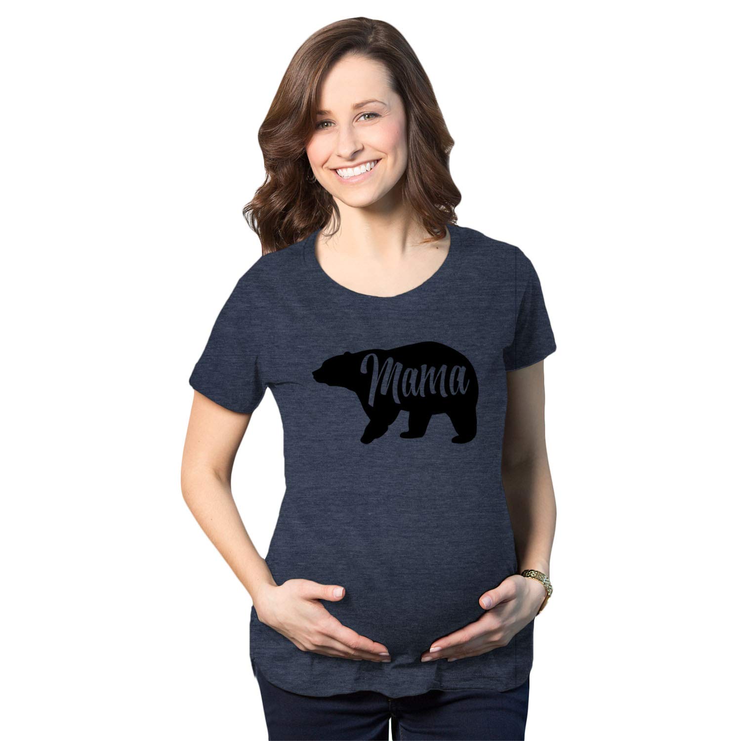 Funny Mama Bear Pregnancy T-Shirt - Cute Maternity Tee for Expecting Moms - Perfect Mother's Day Gift for Pregnant Women - Great for Baby Showers, Gender Reveals & Maternity Photos