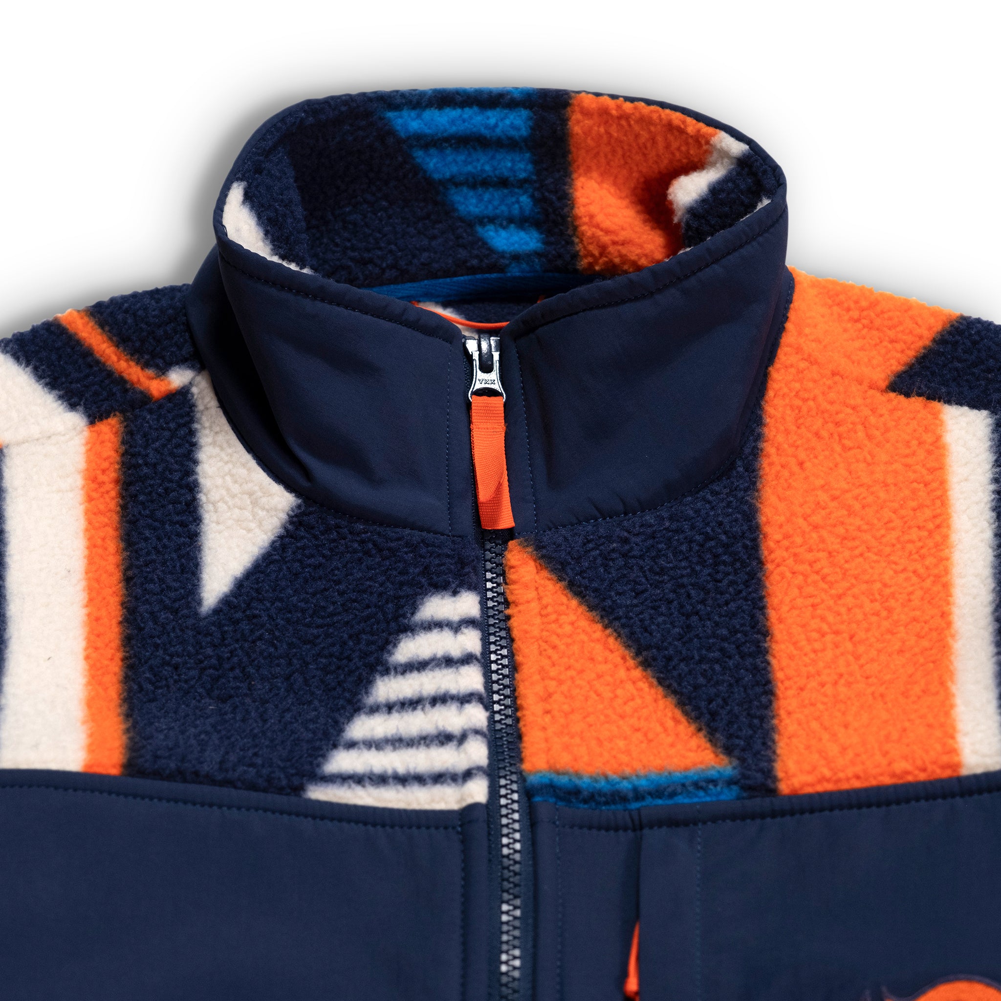 Topo Designs x Denver Broncos Summit Rise Full Zip Jacket - Waterproof Hiking & Outdoor Windbreaker for Men - Perfect for Camping, Travel & Winter Sports