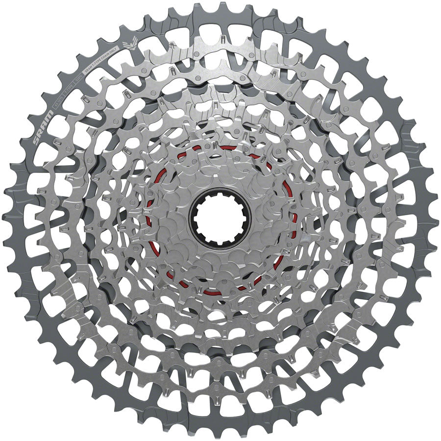 SRAM GX Eagle T-Type XS 1275 12-Speed Bike Cassette - 10-52T, XD Driver Compatible, Silver | Perfect for Mountain Biking & Trail Riding