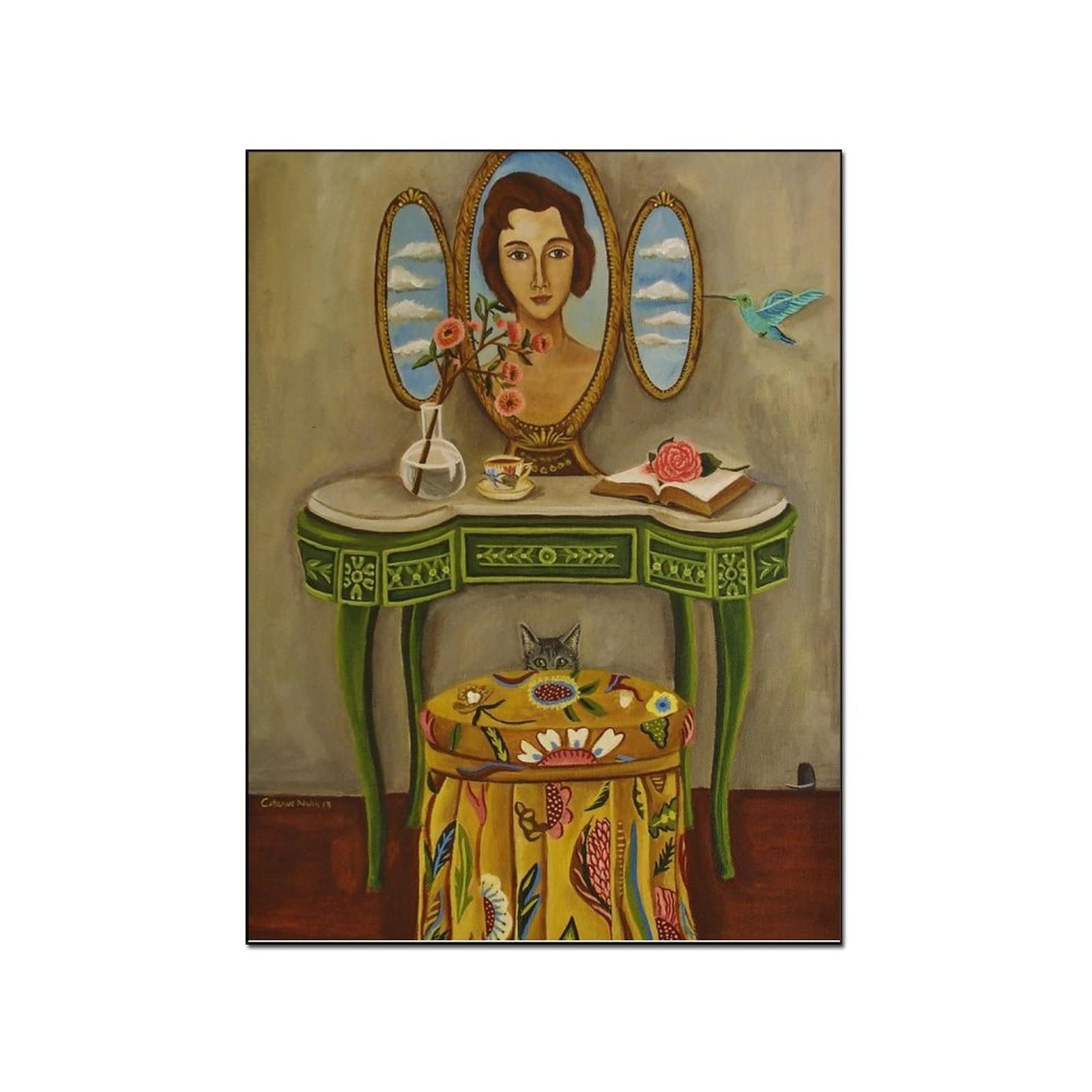 Vintage French Art Nouveau Posters - 12x16 Inch (30x40cm) Canvas Wall Art Prints for Living Room, Bedroom, Office & Kitchen Decor - Perfect for Home, Cafe and Gift Giving