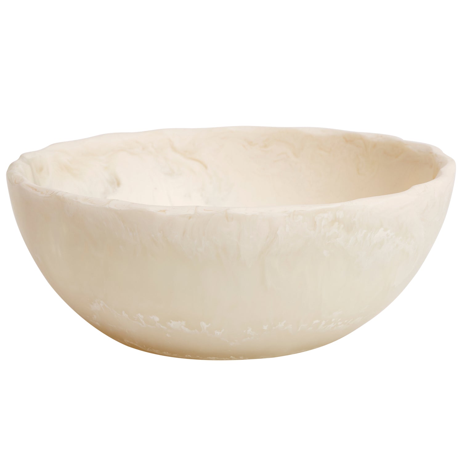 Sloane Bowl - Elegant Vanilla Ceramic Serving Bowl for Salads, Pasta & Desserts | Perfect for Dining, Entertaining & Home Decor