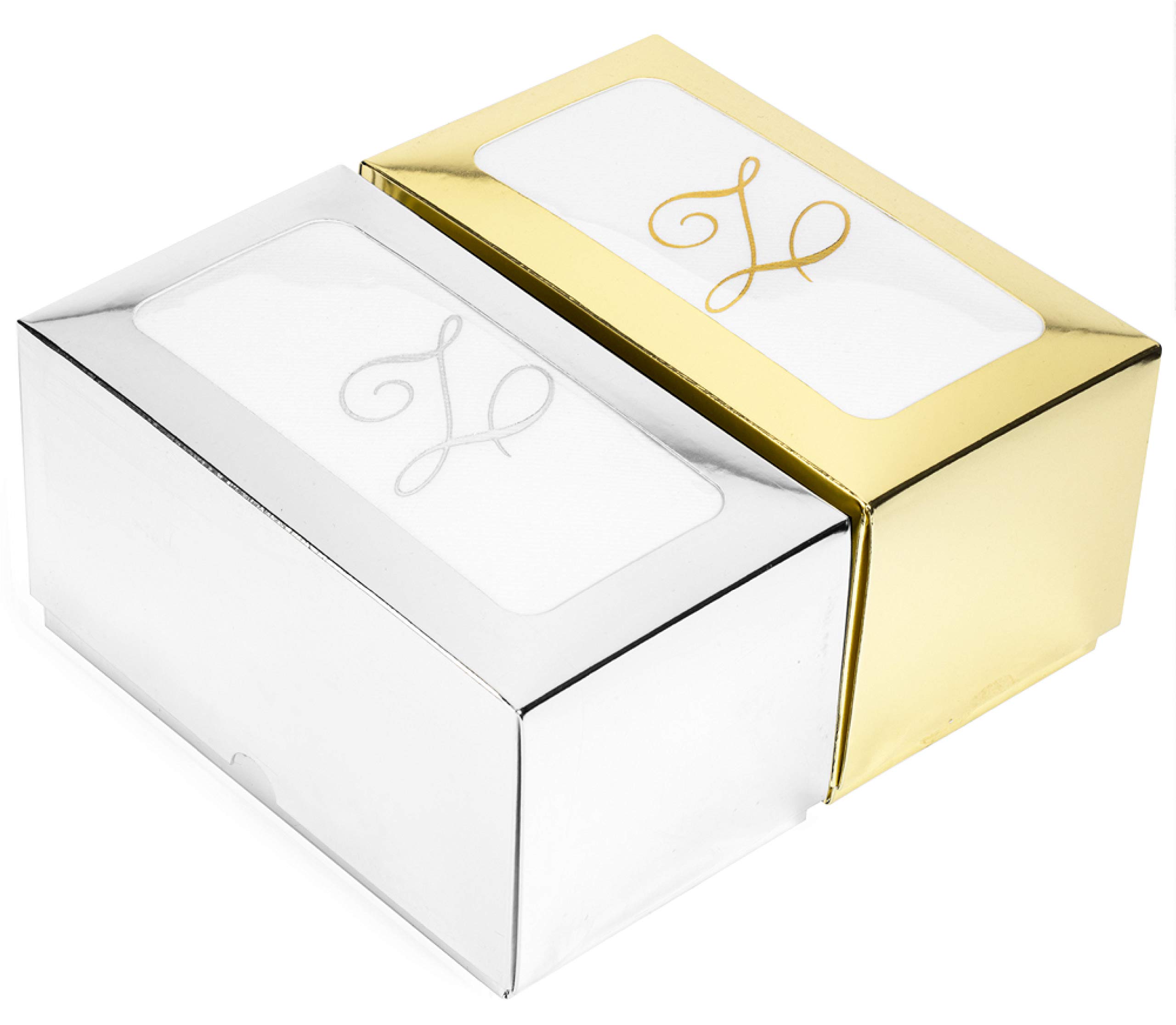 **AH AMERICAN HOMESTEAD Disposable Hand Towels for Bathroom - Premium Guest Bathroom Essentials - Monogrammed Paper Towels for Weddings & Events - Elegant Gold Disposable Napkins in Tray (Small) - Perfect for Parties, Restrooms & Upscale Gatherings**