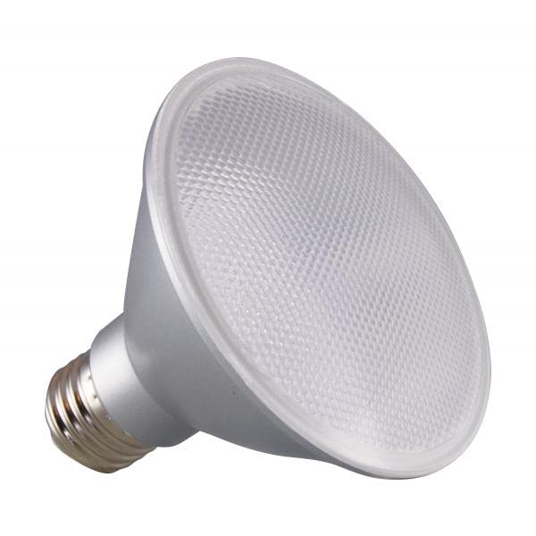 Satco S29416 12.5W PAR30SN LED Light Bulb - 3000K Warm White, 40° Beam Angle, E26 Medium Base (12-Pack) - Perfect for Recessed Lighting, Track Lighting, and Accent Lighting in Homes & Retail Spaces