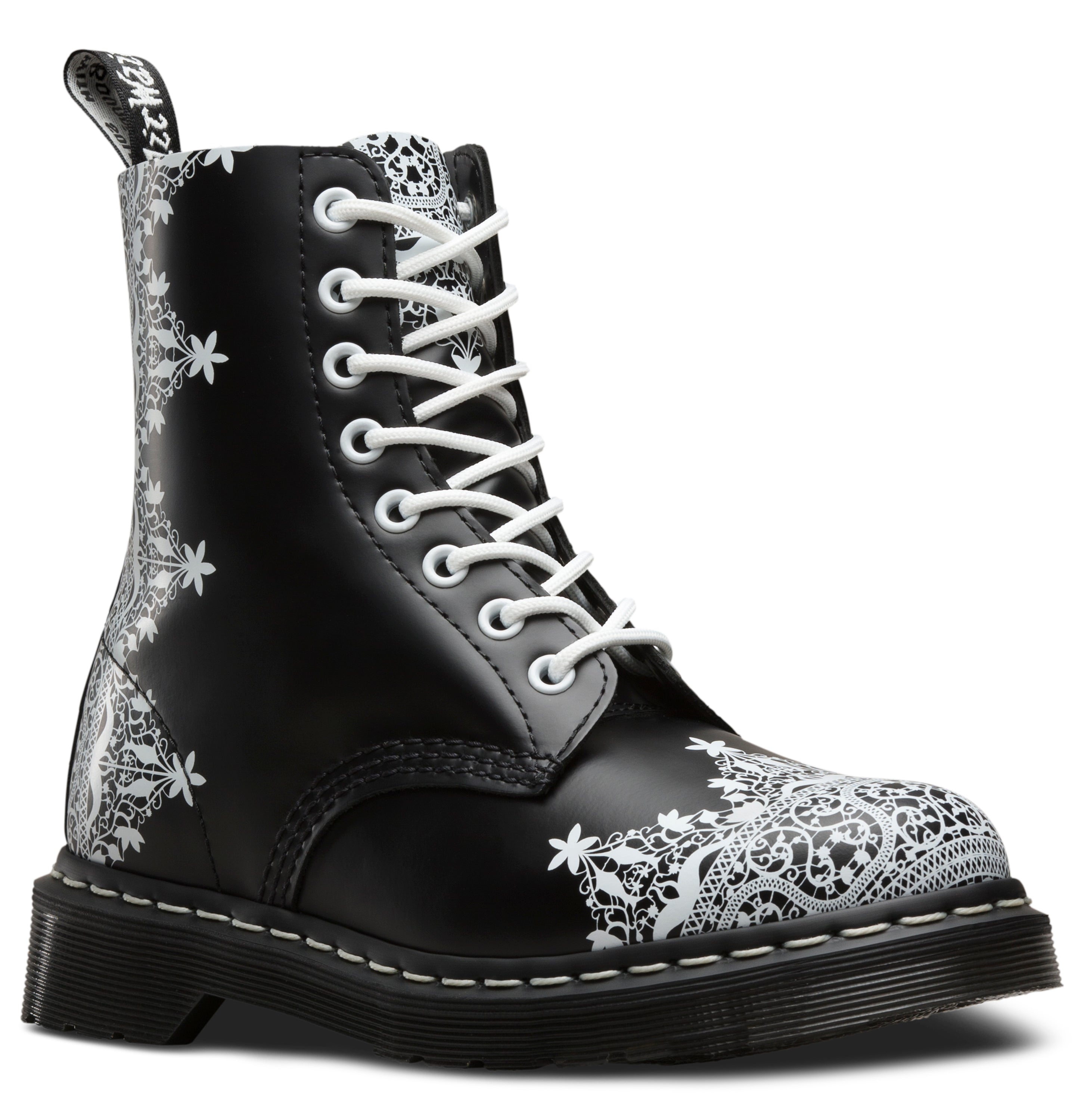 Dr. Martens 1460 Smooth Leather Lace-Up Boots - Black | Classic 8-Eye Ankle Boots for Men & Women | Perfect for Casual Wear, Work & Outdoor Adventures