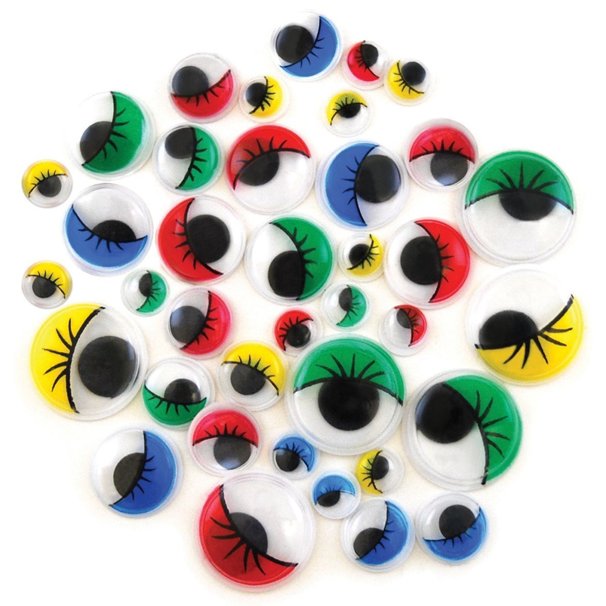 Krafty Kids Self-Adhesive Googly Eyes for DIY Crafts - Fun & Creative Art Projects for Kids, Classroom Activities, and Party Decorations