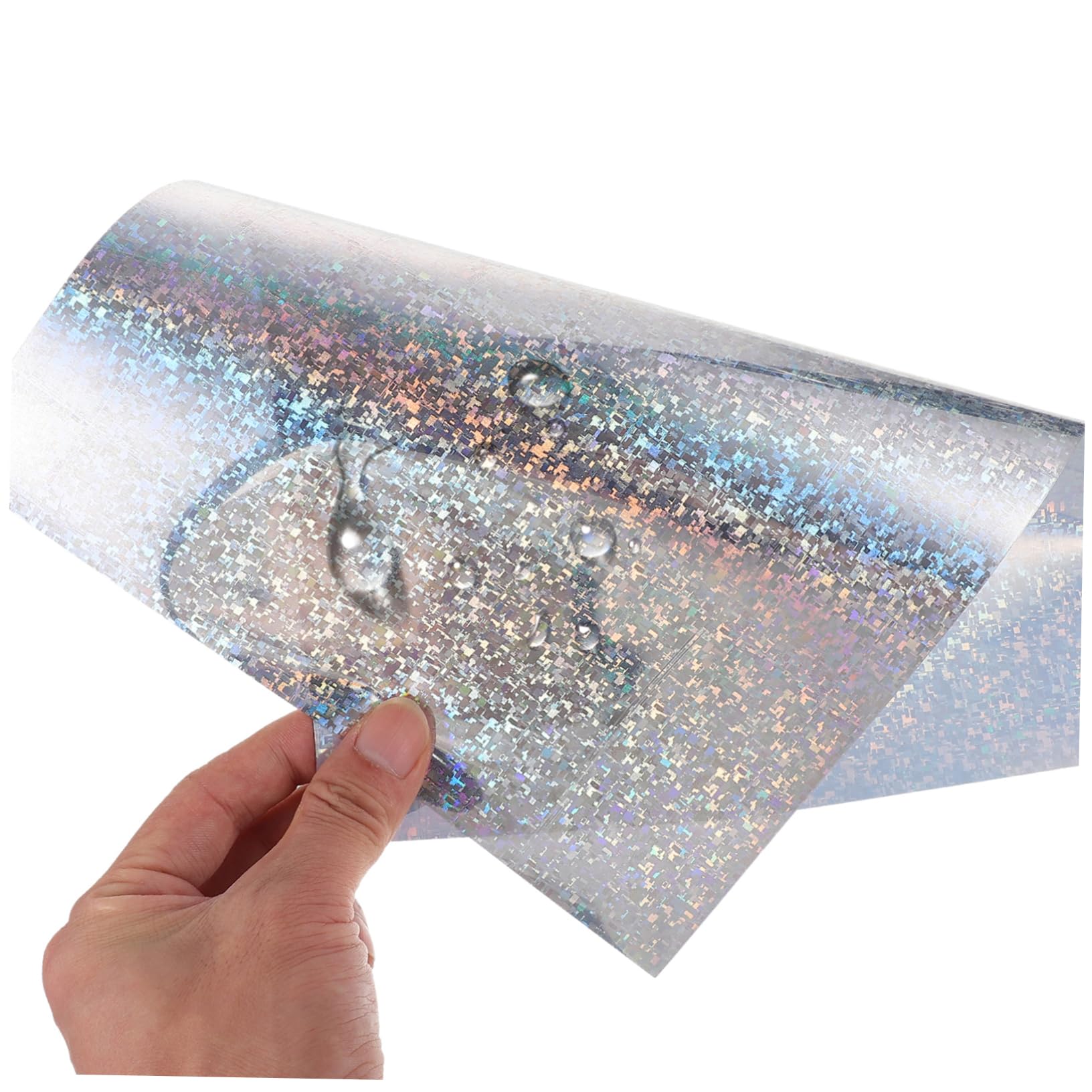 10-Pack Rainbow Printing Paper - Premium Colorful Adhesive Photo Paper for Creative Projects, Waterproof & Reflective - Perfect for Scrapbooking, DIY Crafts, and Photo Albums
