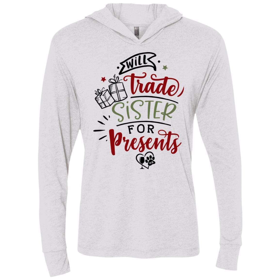 WineyBitches.Co Unisex Tri-Blend Long Sleeve Hooded T-Shirt - Comfortable & Stylish for Casual Wear, Outdoors & Lounge