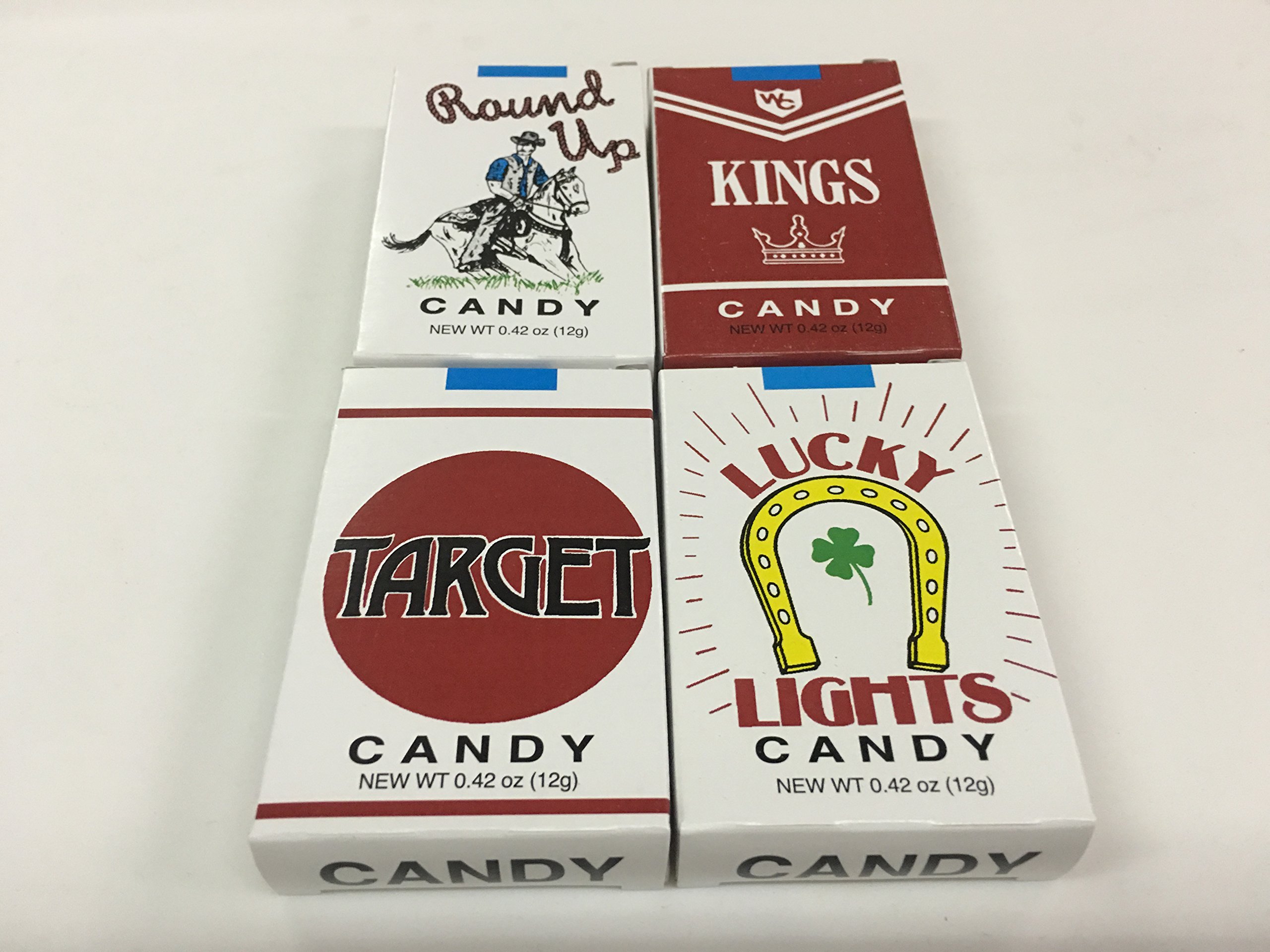 4 Packs Retro Candy Cigarettes - Classic Bubble Gum Sticks for Kids & Adults - Perfect for Birthday Parties, Halloween Treats, and Nostalgic Gifts