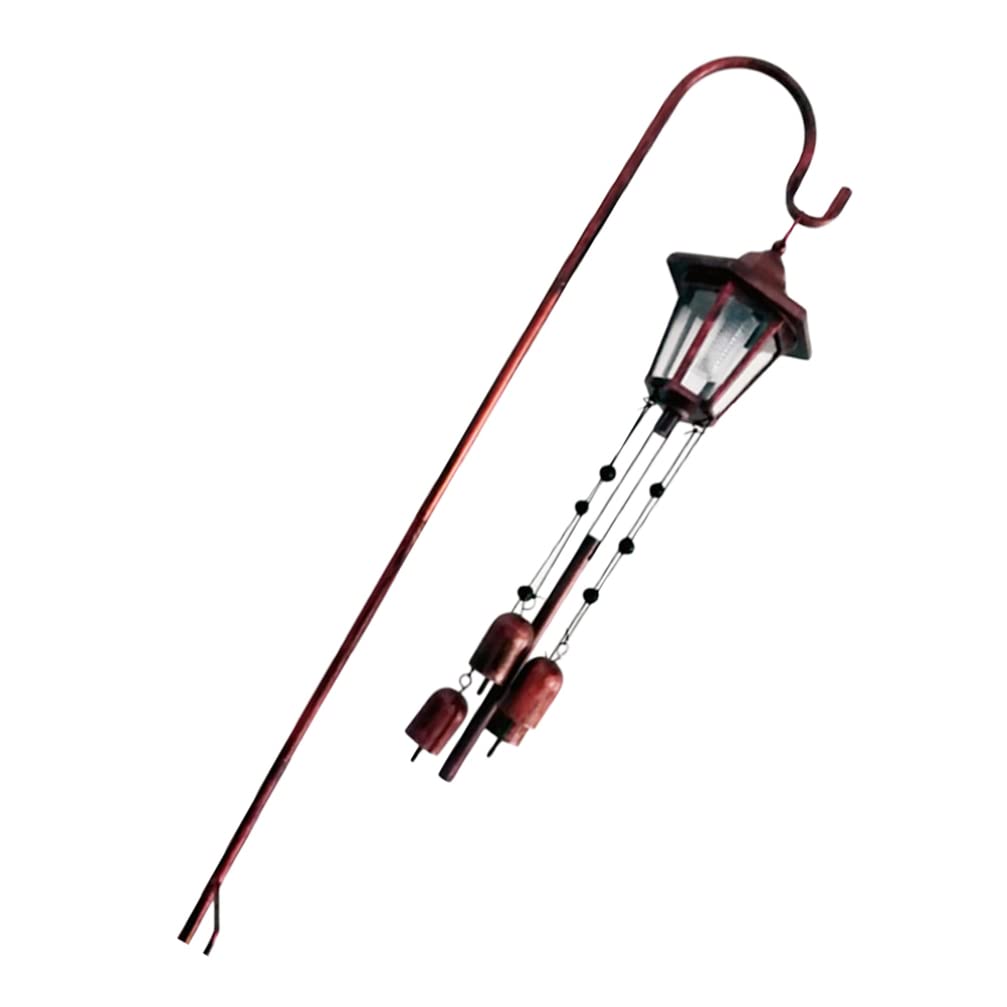 OSALADI Solar-Powered Wind Chime with LED Lights - Outdoor Garden Decor, Hanging Lantern for Patio, Yard & Landscape | Perfect for Relaxing Evenings & Backyard Ambiance
