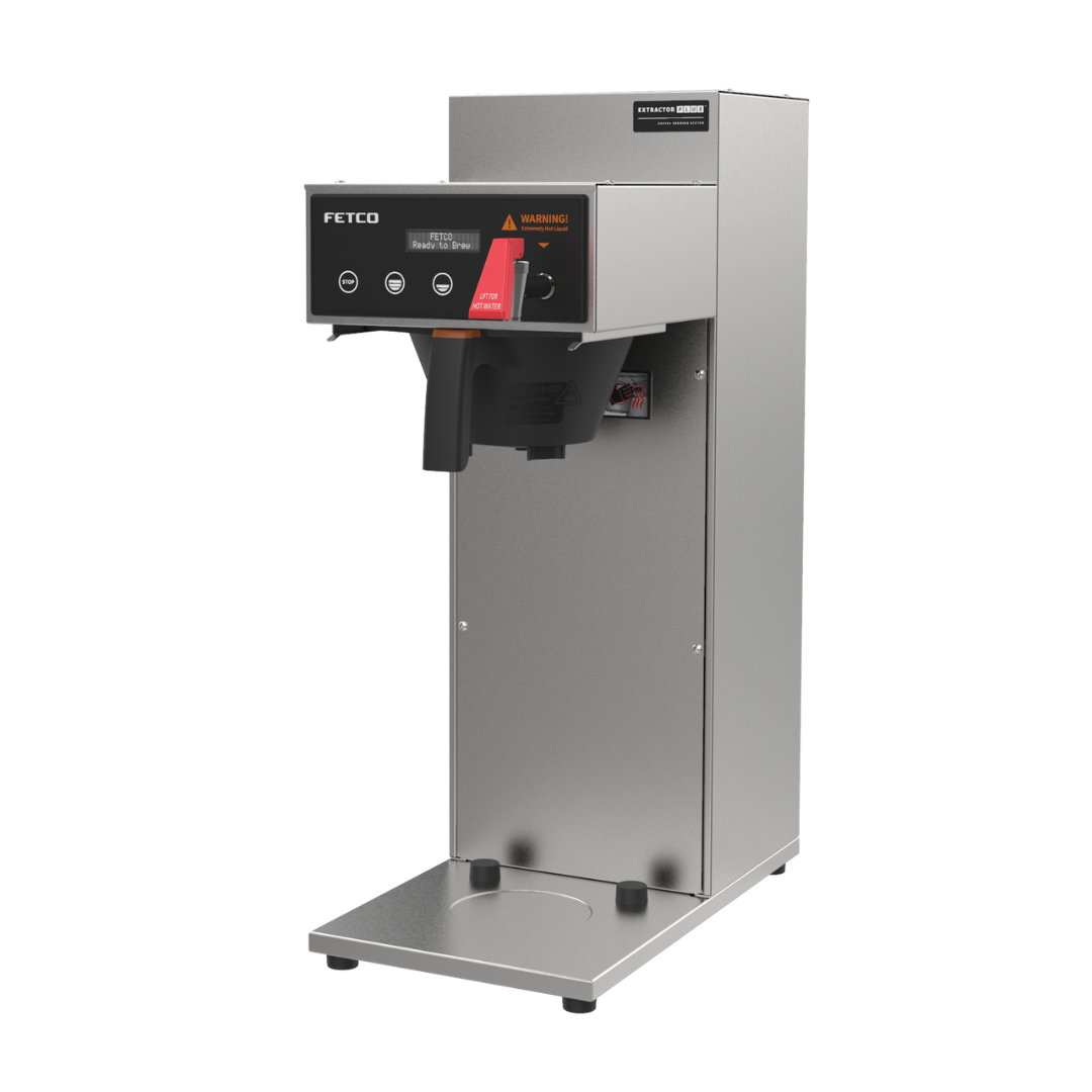 FETCO CBS 1221 Plus Series Commercial Airpot Coffee Brewer - 12 Cup Capacity, Stainless Steel, for Offices, Cafes & Restaurants - Perfect for Fresh Brewing & Serving Hot Coffee All Day